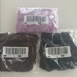 Victoria's Secret Lace Panties Set - Purple, Brown, Black